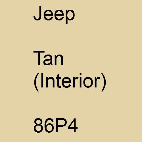 Jeep, Tan (Interior), 86P4.